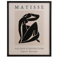 Poster Matisse Lady   MDF/glas   40x50 cm   Leen Bakker