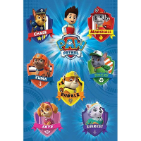 Poster   Paw Patrol   61 x 91,5 cm   Muur decoratie   Kinder posters