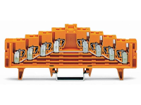 WAGO 727 226 Potentiaalklem 7.62 Mm Veerklem Oranje 50 stuks