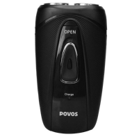 Povos Pq3202 Dual Blade Rotary Heads Electric Rechargeable Beard Razor