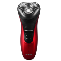 Povos Pq7300 3 Rotary Heads Shaver Electric Rechargeable Razor