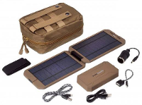 Power Traveller Powerbank Solar Extreme Tactical PTL EXT001 TAC Powerbank op zonne energie Laadstroom zonnecel: 1000 mA 5 W 12000 mAh