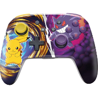 PowerA Enhanced Wireless Controller for Nintendo Switch   Pikachu vs. Gengar gamepad