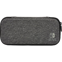 PowerA Slim Case for Nintendo Switch   OLED Model, Nintendo Switch or Nintendo Switch Lite   Charcoal tas