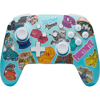PowerA Geavanceerde draadloze controller voor Nintendo Switch   Fortnite stickerwaanzin gamepad