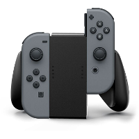 PowerA Switch Joy Con Grip Black bevestiging