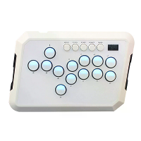 Powkiddy A50 Arcade Gaming toetsenbord Leverless Fight Stick voor PC Android Switch PS4 PS5 Steam Deck SOCD Hot Swap RGB
