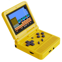 POWKIDDY V90 64G Retro Handheld Flip Game Console met 3,0 inch IPS LCD scherm Ingebouwde 15000 spellen Open Linux systee