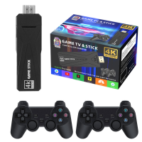 Powkiddy Y3 Arcade Game Console met 4K TV Stick RK3228A Android 7.1 HD Afspelen 2.4G Draadloze Gamepad Joystick voor PSP