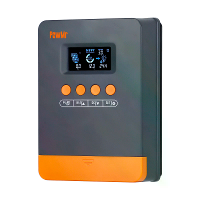 PowMr 25A 35A 45A MPPT Zonne  laadregelaar Blacklight LCD Regulator Max 100VDC Zonnepaneel Ondersteuning 12V 24V Lithium