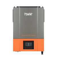PowMr DC24V 48V 3.6KW 6KW Omvormer Zuivere Sinus Inversor PV Input Max DC 500V MPPT 120A Solar Controller