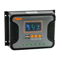 Pstar 30A/60A/80A PWM Zonnecontroller 12V 48V 100V Zonnepaneel Spanning Dubbele USB poorten LCD scherm Meerdere Bescherm