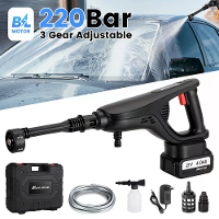 [Pre order verzonden op 30 mei] MUDIRO M BW1 Draadloze Hogedrukreiniger met 4.0Ah Batterijen,220Bar 1.32 GPM Borstelloze