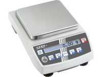 Precisie weegschaal Kern KB 1200 2N Weegbereik (max.) 1.2 Kg Resolutie 0.01 G werkt op het lichtnet, werkt op een accu Zilver