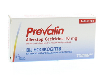 Prevalin 10mg Cetirizine Tabletten 7st