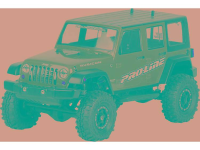 Pro Line PRO 3336 00 1:10 Jeep Wrangler Unlimited Rubicon Ongeverfd, niet gesneden