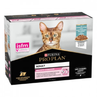 Pro Plan Delicate Nutrisavour met zeevis natvoer kat 10 x 85 g