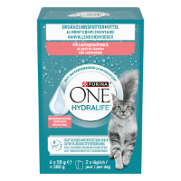 Purina One Hydralife met zalm natvoer kat 12 x 50 g