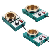 Pro'sKit compacte ronde soldeerbout pot met verstelbare temperatuur,snel verwarmen,roestvrij staal titanium behandelde p