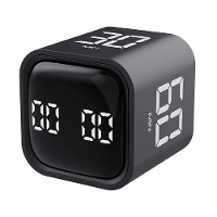 Productiviteitskubus Timer Sensor Flip LED Display 4 Vooraf ingestelde tijden Dubbele modus Tijdmanagement Aftellen Keuk