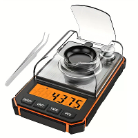 Professionele 0,001g Draagbare Mini Digitale Weegschaal Hoge Precisie 50g Bereik LCD display Voor Sieraden Keuken Lab Ge