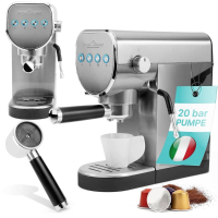 Profi Cook PC ES/KA 1265 inox Espressomachine RVS Capaciteit koppen: 2 Met melkopschuimer