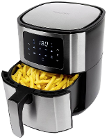 Profi Cook PC FR 1239 H Airfryer 5.5 L RVS, Zwart