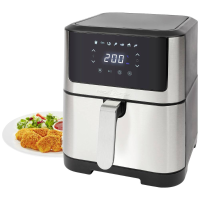 Profi Cook PC FR 1269 H Airfryer 8 l 1800 W RVS, Zwart