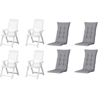Progarden Tampa+Auflagen SET ws/gr X64468 Tuinmeubelset