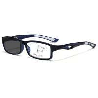 Progressieve Multifocale Fotochrome Leesbrillen voor Mannen en Vrouwen HD Anti blauw Licht Nabij en Veraf Brillen