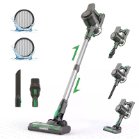 Proscenic Vactidy V9 25KPa 250W Draadloze stofzuiger Oplaadbare Staande stofzuiger met batterij Krachtige lichtgewicht s