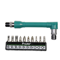 Proskit 1PK 212 11Pcs Driver Heads with L Style Dual End Wrench Driver
