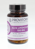 Proviform Alfa Liponzuur 100 Mg Capsules
