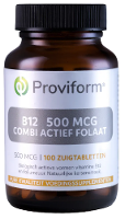 Proviform B12 500mcg Combi Actief Folaat Zuigtabletten