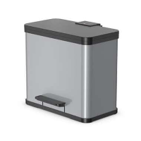 Prullenbak Oko Trio Plus Zil 3x9 L   Hailo