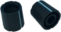 PSP S130 618 1 S130 618 1 Draaiknop Zwart (Ø x h) 13 mm x 13.5 Mm 1 stuk(s)