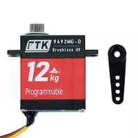 PTK 9492 MG D 9g 12KG Hoge Koppel RVS Tandwiel Waterdichte Borstelloze Digitale RC Servo voor Vaste Vleugelauto en Vlieg