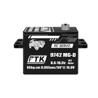 PTK 9742MG D 85kg Hoge Koppel Metaal Digitale Servo voor 1/8 RC Drift Auto Voertuigmodellen