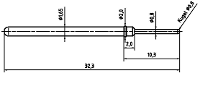 PTR Hartmann 2021 D 1.5N AU 0.8 Precisietestpen met veercontact