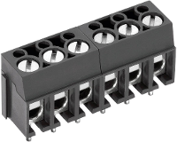 PTR Hartmann 50100100121E Klemschroefblok 2.50 Mm² Aantal polen 10 Grijs 1 stuk(s)