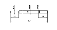 PTR Hartmann H 1015 C Huls voor precisiemeetpennen serie 1015