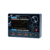 PTV1 PD intelligente voeding 0,1V 13V 0 5A 2,8 inch IPS weergave AI huidige gegevensanalyse curve player scherm cast