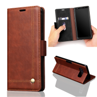 Pu Leather Flip Card Slot Bracket Magnetic Case For Samsung Galaxy Note 8