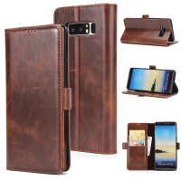 Pu Leather Wallet Card Slot Flip Bracket Magnetic Case For Samsung Galaxy Note 8