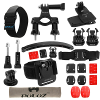 Puluz 24 In 1 Bike Mount Accessories Combo Kit For Gopro Sjcam Yi Actioncamera