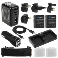 Puluz Pkt07 Car Charger Battery Case Charging Set For Gopro Hero 3 Plus / 3