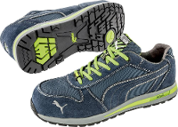 PUMA Safety Airtwist Low 643040 44 Veiligheidsschoenen S1P Maat: 44 Blauw, Groen 1 paar