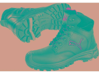 PUMA Safety Borneo Black Mid 630411 45 Hoge veiligheidsschoenen S3 Maat: 45 Zwart, Geel 1 paar