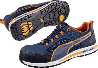 PUMA Safety Crosstwist Low 643100 42 Veiligheidsschoenen S3 Maat: 42 Blauw, Oranje 1 paar