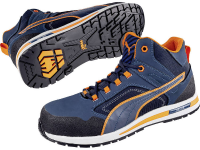 PUMA Crosstwist Mid 633140 40 Hoge veiligheidsschoenen S3 Schoenmaat (EU): 40 Blauw, Oranje 1 stuk(s)